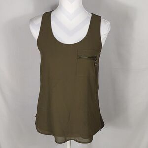 My Michelle Zippered Woman's Tank Top